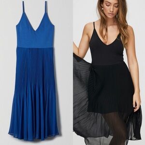 Wilfred Blue and Black Midi Dresses